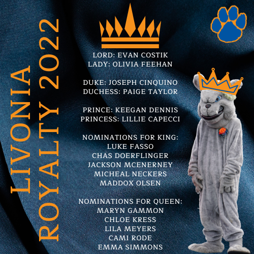 Congratulations to our 2022 Homecoming Court.