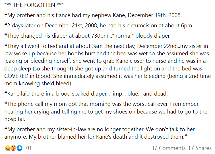 BloodstainedMen's tweet photo. ❝My brother blamed her for Kane's death and it destroyed them.❞ https://t.co/WVlJ3LAFeW