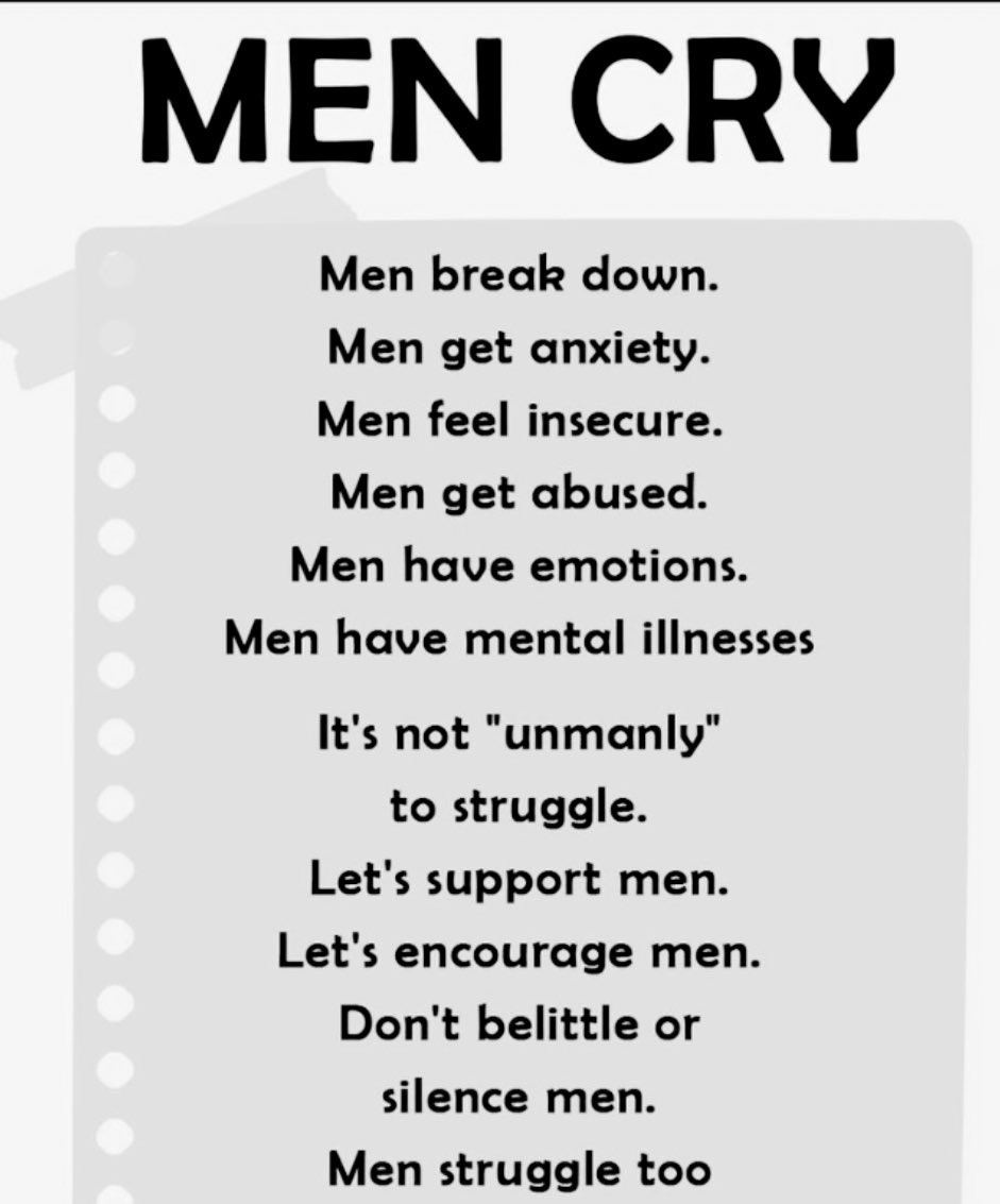 Ballstocancer's tweet photo. #MenCanCry https://t.co/ay6FgDkIF3