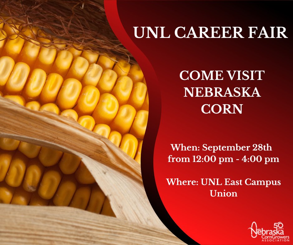 BuffaloHallCGA's tweet photo. 🌽Come visit NeCGA at the UNL career fair! Can't wait to see you all!🌽 https://t.co/QS95SltXdn