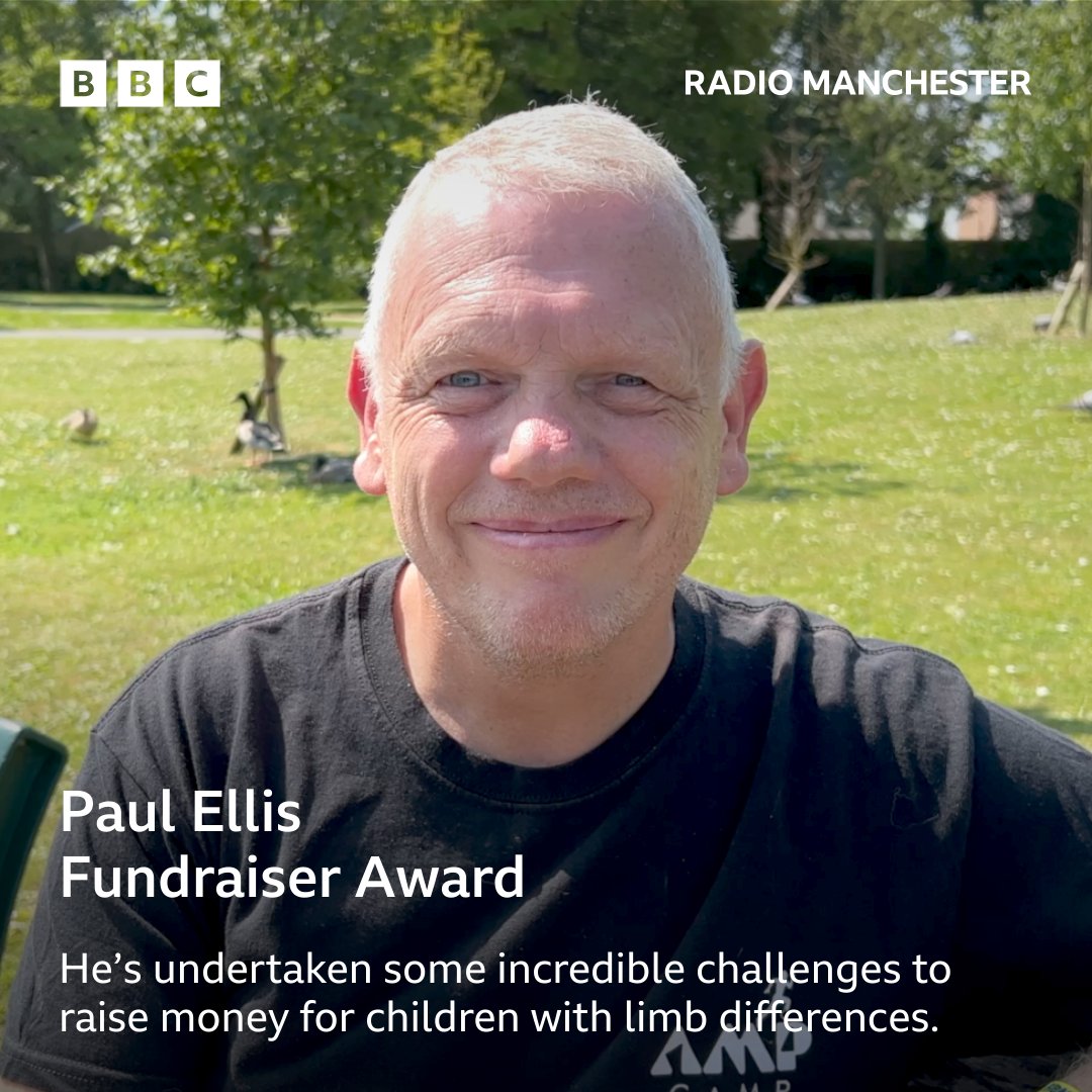 The winner of the Fundraiser Award is…😃

Paul Ellis!🗻 He’s undertaken some incredible challenges to raise money for children with limb differences.

<a href="/PaulTheAmputee/">Paul Ellis</a> | #BBCMakeADifference