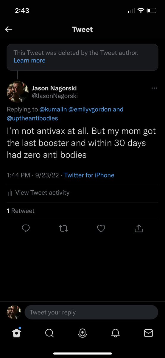 JaysAbuilder's tweet image. Homeboy deleted the tweet, then retweeted and turn off comments. He’s a paid shill