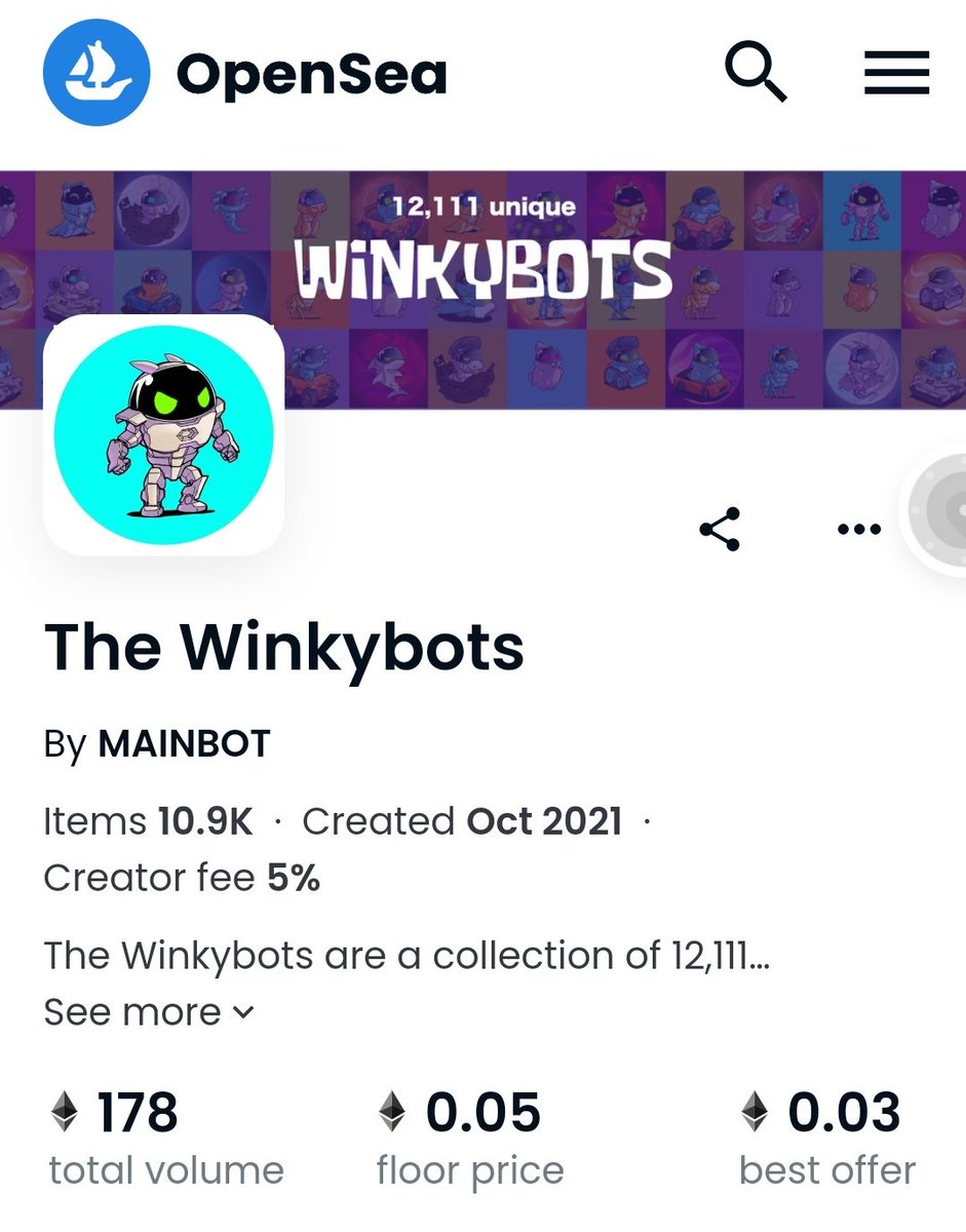 LLiober's tweet photo. Hé hé si vous suivez l actualité #wnk 
Bientôt la vente des #Lands dans le métaverse éducatif @thewinkies1
et ça sera le 29 septembre !! Pour y participer Il vous faut 1 #winkybot et 100000 $wnk ! Pour l instant le floor price des #nft #winkybot sur @opensea est à 0.05 $eth ! https://t.co/Iwjd0CtXyA
