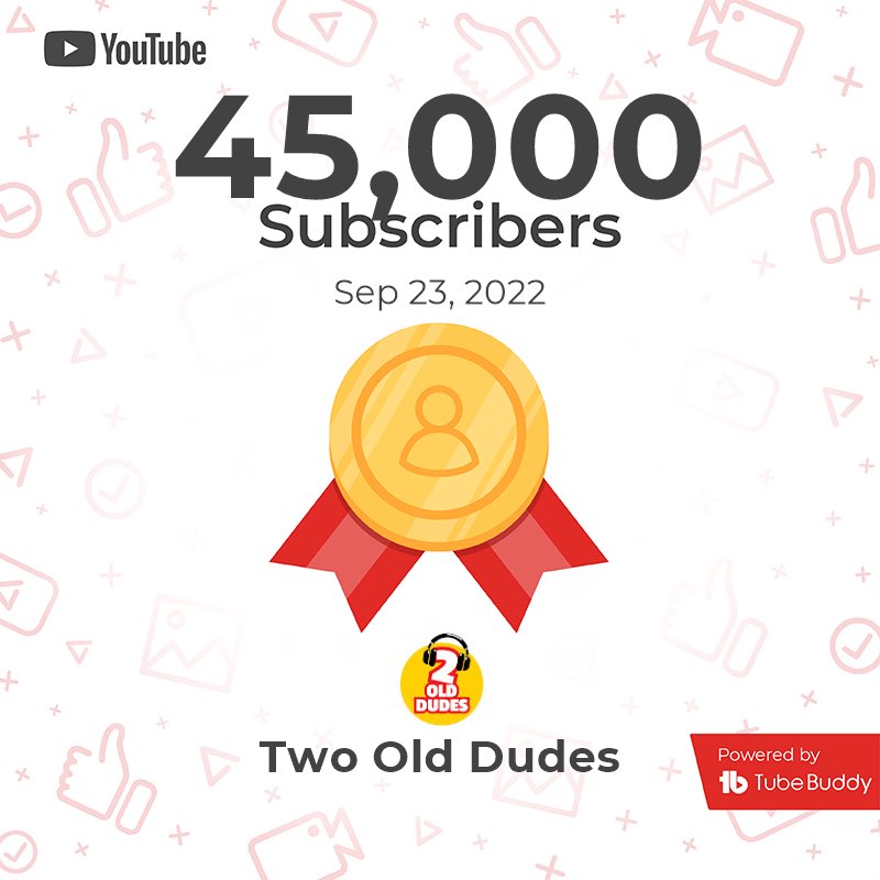 TwoOldDudesTN's tweet photo. Who would’ve thunk… 

Big thanks to everyone who has watched! https://t.co/HTJlZ3yaMh
