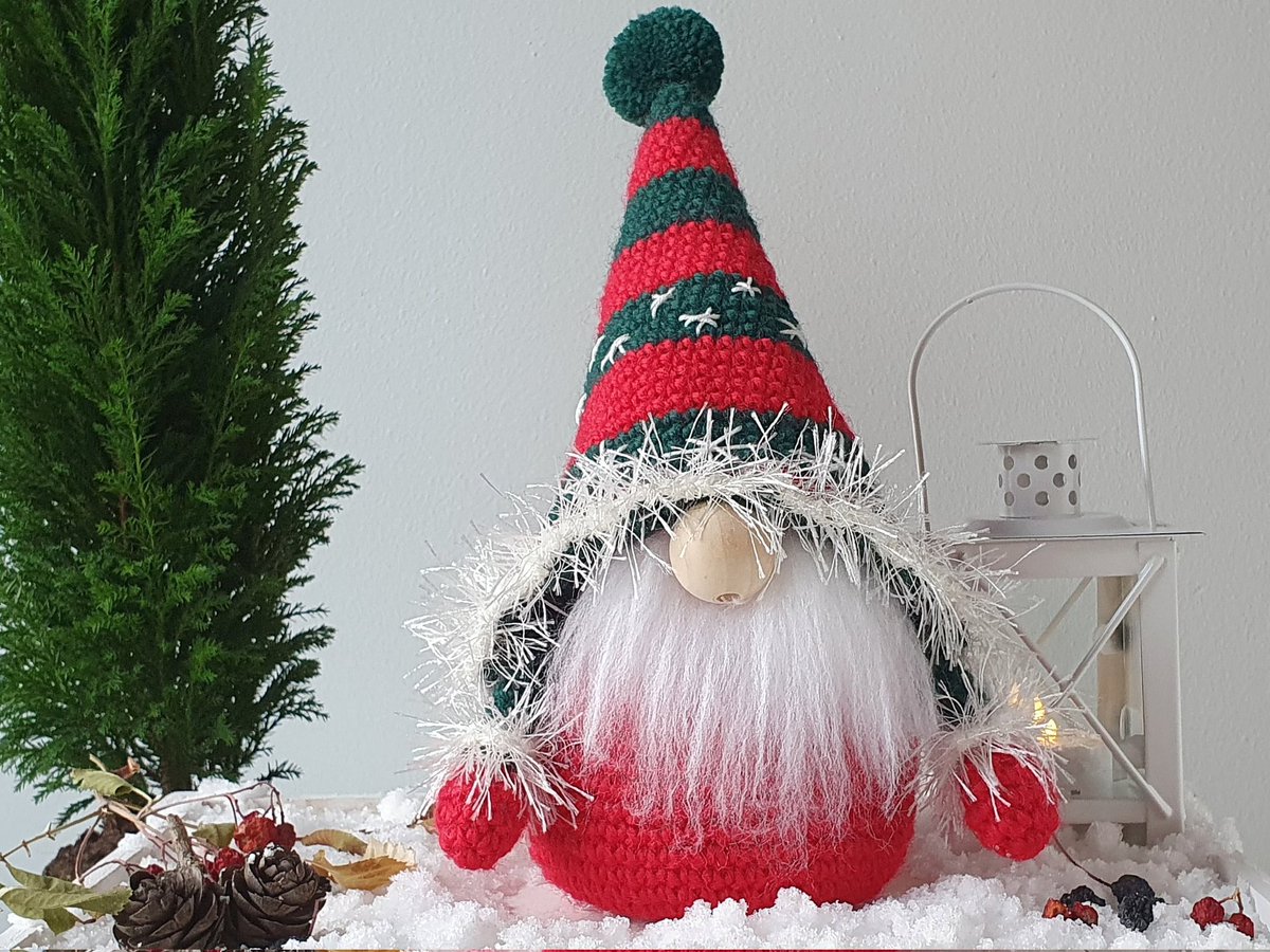 #Christmas #gifts #handmade
Excited to share the latest addition to my #etsy shop: Charming scandinavian christmas gnome, Cute gift idea, Nordic dwarf knitted figurine, Handmade farmhouse decor etsy.me/3f8gwy5