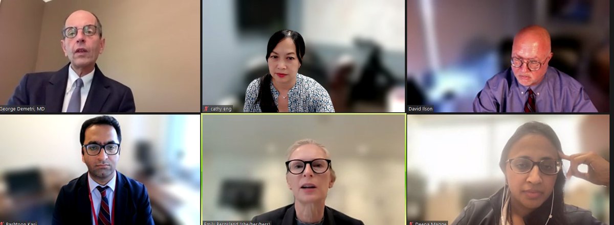 CathyEngMD's tweet photo. Happening now! The expertise on #rarecancers with Drs. Demetri, Magge, Bergland focusing on #sarcoma #NET #appendiceal #cancers as well as nuances in early stage with @pashtoonkasi #coloncancer @GreatDebatesCME #GDUGI2022 #cancerresearch https://t.co/eKW5pb4z3J