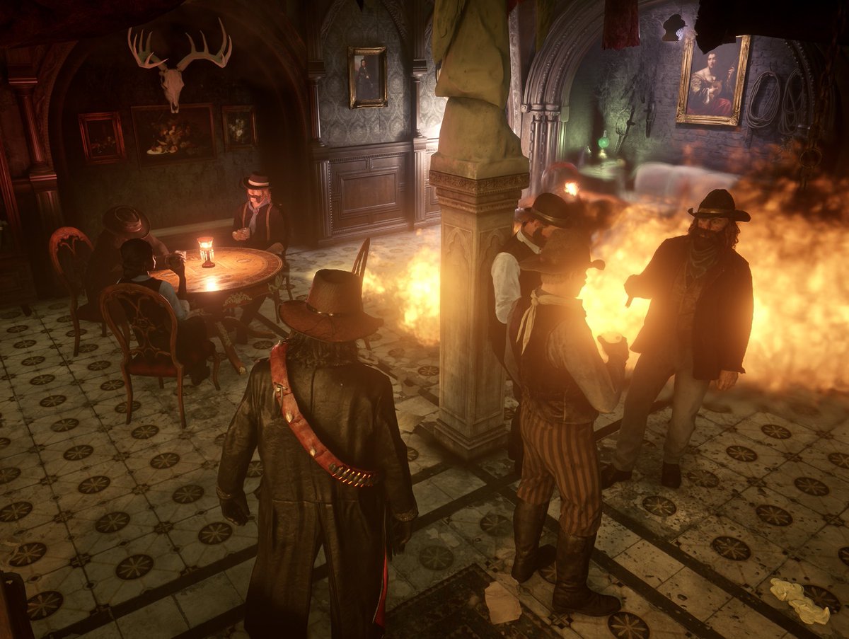 BDog14989228's tweet photo. Now there is something you donβt see in your Moonshine Shack every day π₯ ?! No worries, what they donβt know is they gave me a great backdrop for future Twitter replies π₯΄ π» π€ !
#RedDead
#RDR2Online
#RDO | #RDR2
#RedDeadOnline
#RDOCommunity
#KeepRedDeadAlive https://t.co/25x1xaA3HC
