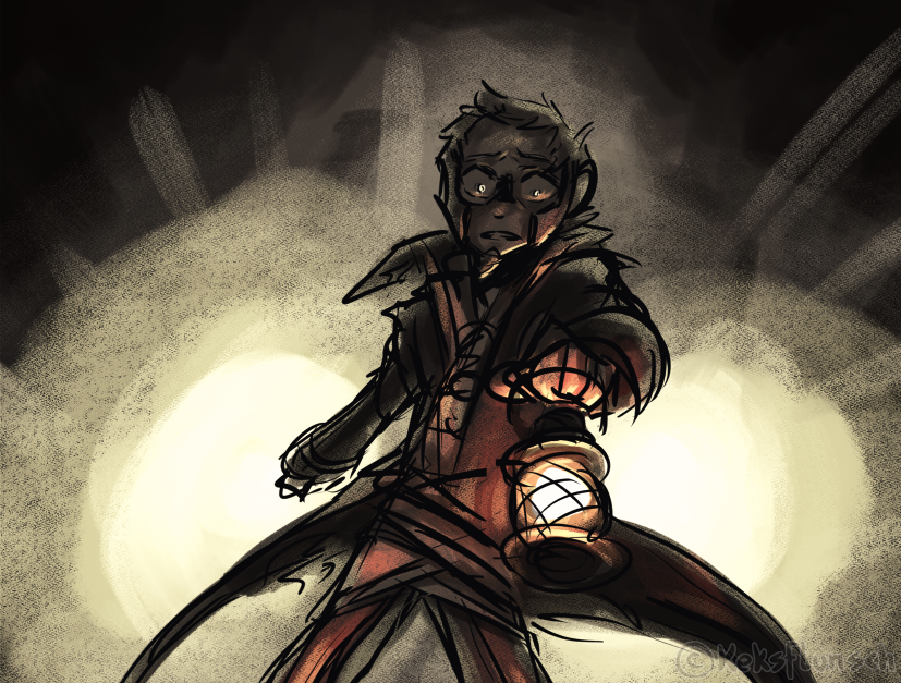 Keksflunsch09's tweet photo. [TW: Implied incoming Death]

Vent Art. Will probably stay a sketch.

Warden Ingo: Are these... Tracks?

#ingo #nobori #submas https://t.co/ERjcA6YBq0