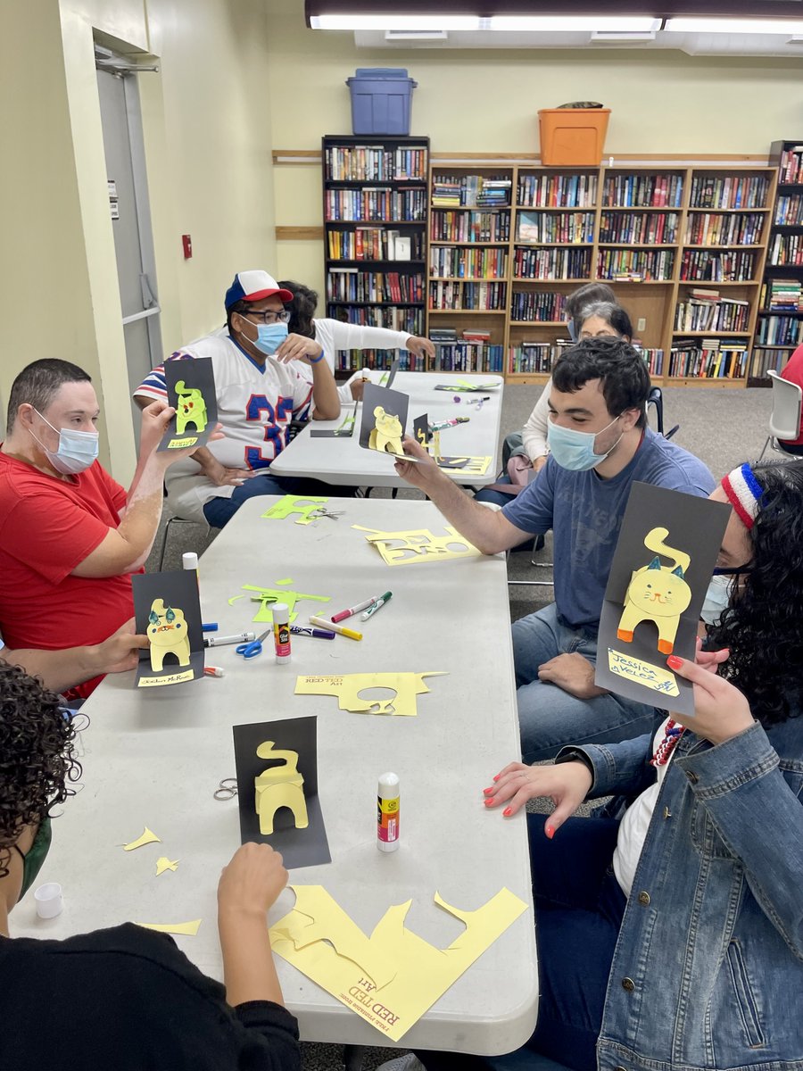 mclsnj's tweet photo. This past week, our Hickory Corner Basic Skills #Craft Group made adorable pop-up #cat cards! Take a look.

#crafts #crafters #catcrafts #cats #papercrafts #njlibraries #libraryprograms #mercercountynj https://t.co/7Me0gXrcVo