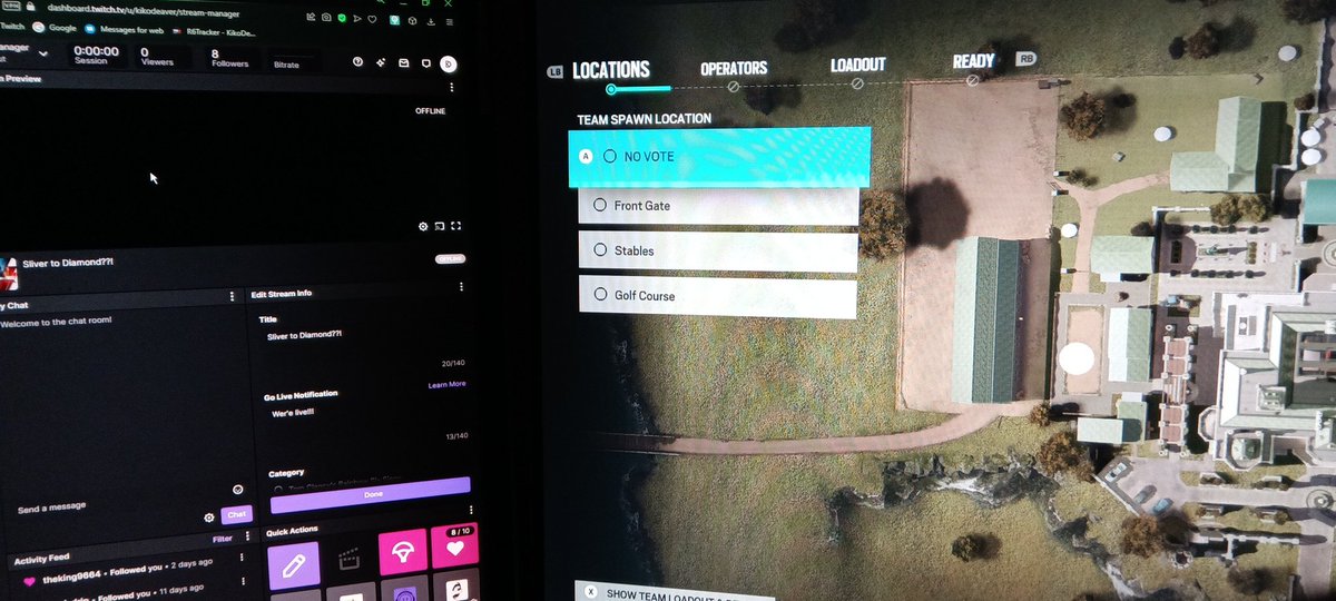 KikoDeaver's tweet photo. Streaming @Rainbow6Game #xbox #stream #streamer #twitch #twitchstreqmer #RoadToAffiliate https://t.co/4P3isCD1n3