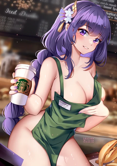 Starbucks Raiden Shogun  Mommy...?#原神 #GenshinImpact 