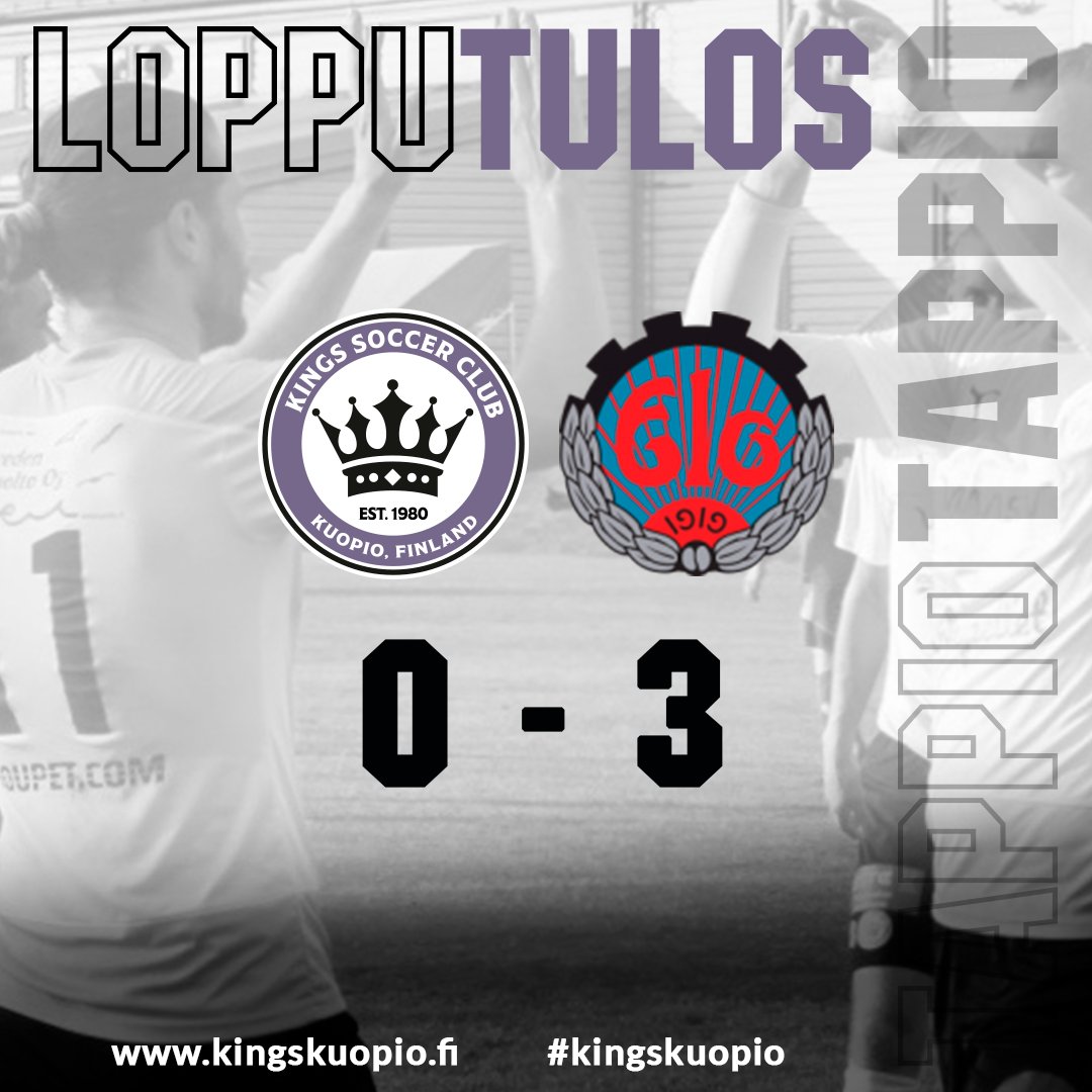 KINGSKUOPIO's tweet photo. Kauden viimeisestä kotiottelusta tappio...

Kings SC vs. Kuopion Elo 0-3 (0-2)

@kuopionelo onnea noususta Kakkoseen!

Kauden viimeinen ottelu: SaPa vs. Kings SC, perjantaina 30.9. klo 19:00 Pieksämäellä

#kingskuopio #itäsuomenkolmonen #kuopio https://t.co/RSJcpTciRx