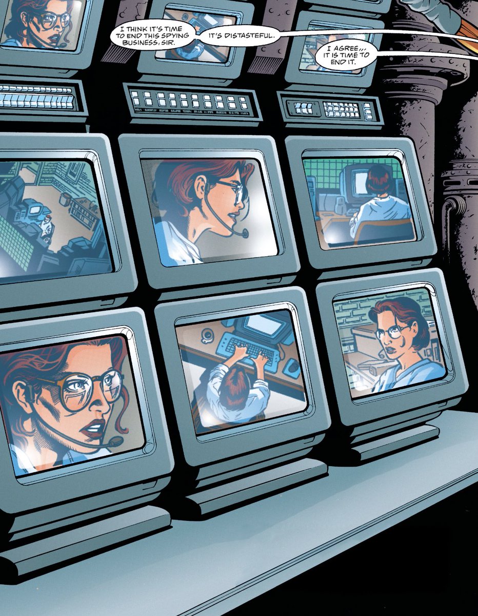 bestoforacle's tweet photo. “You thought I didn’t know you were watching me.”

🖥 Birds of Prey (1999) #6 https://t.co/5R48sAzYWJ