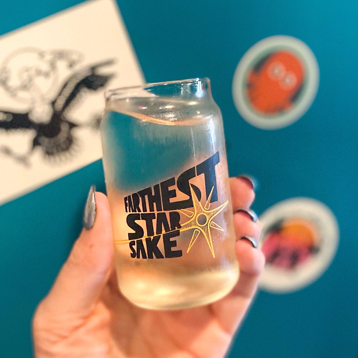 LittleBigDiner's tweet photo. *NEW* Farthest Star Sake X-4,
17.5% ABV. We’re so excited to be the only restaurant offering this small batch experimental sake out of Medfield, MA on draft at LBD. This is a crushable junmai genshu style sake and we give jt ⭐️⭐️⭐️⭐️⭐️ https://t.co/mGM5Dsmk7S