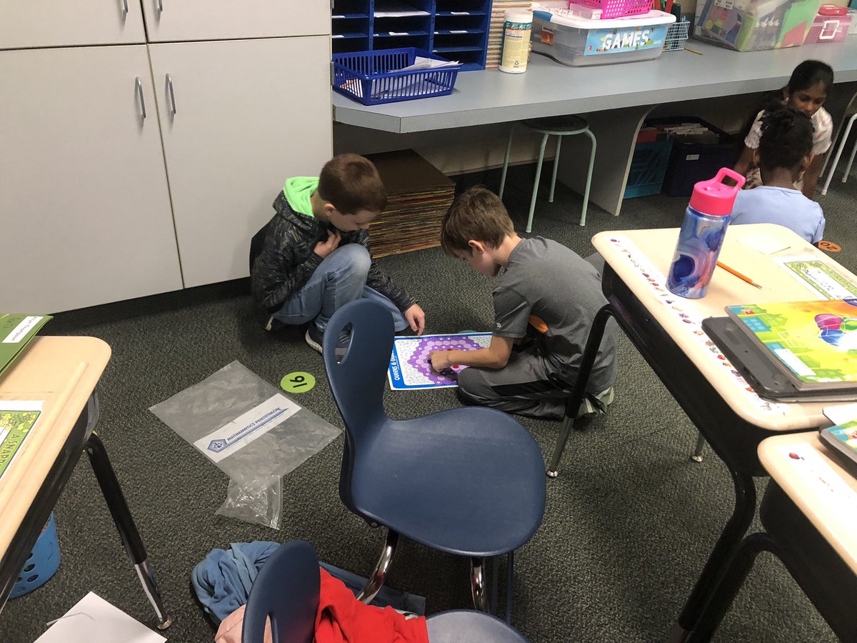 A strategic game of Queens and Guards was a huge hit today in Math!@WoodbrookCCS