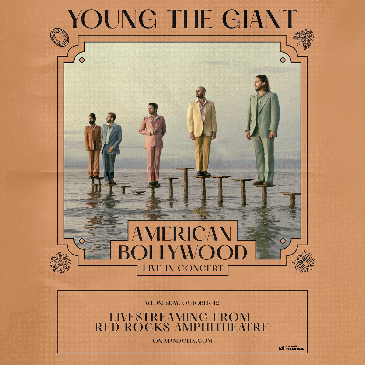 We’ve put our hearts and souls into ‘American Bollywood,’ and we can’t wait to perform these songs live!

We want to give people who can’t make it to <a href="/RedRocksCO/">Red Rocks Park & Amphitheatre</a> Oct 12th a chance to experience one of our favorite venues, so we will be live-streaming the event on <a href="/mandolinlive/">Mandolin</a>