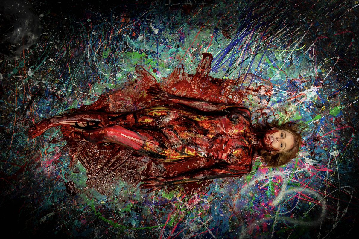 It might not be October yet, but I’m already on my Halloween shit 😂

#abstractart #abstract #art #abstractexpressionism #bodypaint #bodypainting #bodypainter #nft #nfts