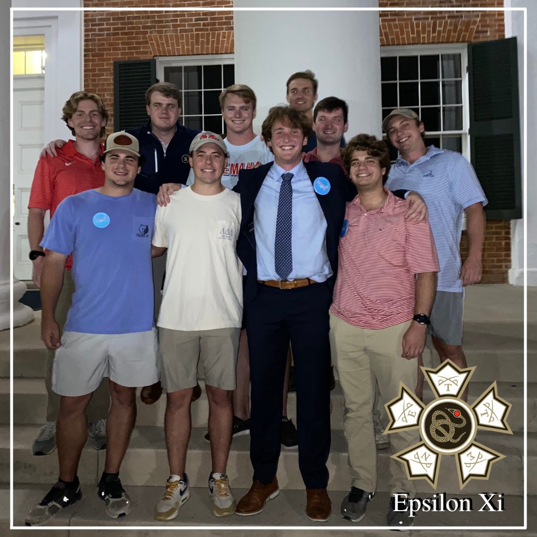 Brother Harrison Foxworth is Mr. Ole Miss! Congratulations to Harrison, his campaign staff, and all who supported him on his recent distinction as Mr. Ole Miss. We are incredibly grateful for his contributions to Epsilon Xi and the Ole Miss campus.
