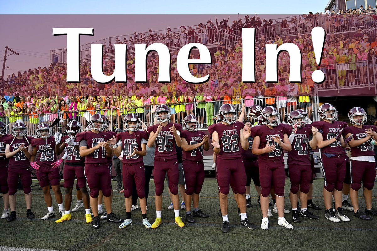 State High football fans can listen on the game tonight locally on the radio via Jack-FM at 104.3, and online at the Penn State CommRadio mixer link:
mixlr.com/statehighvscen…. Let's go State!