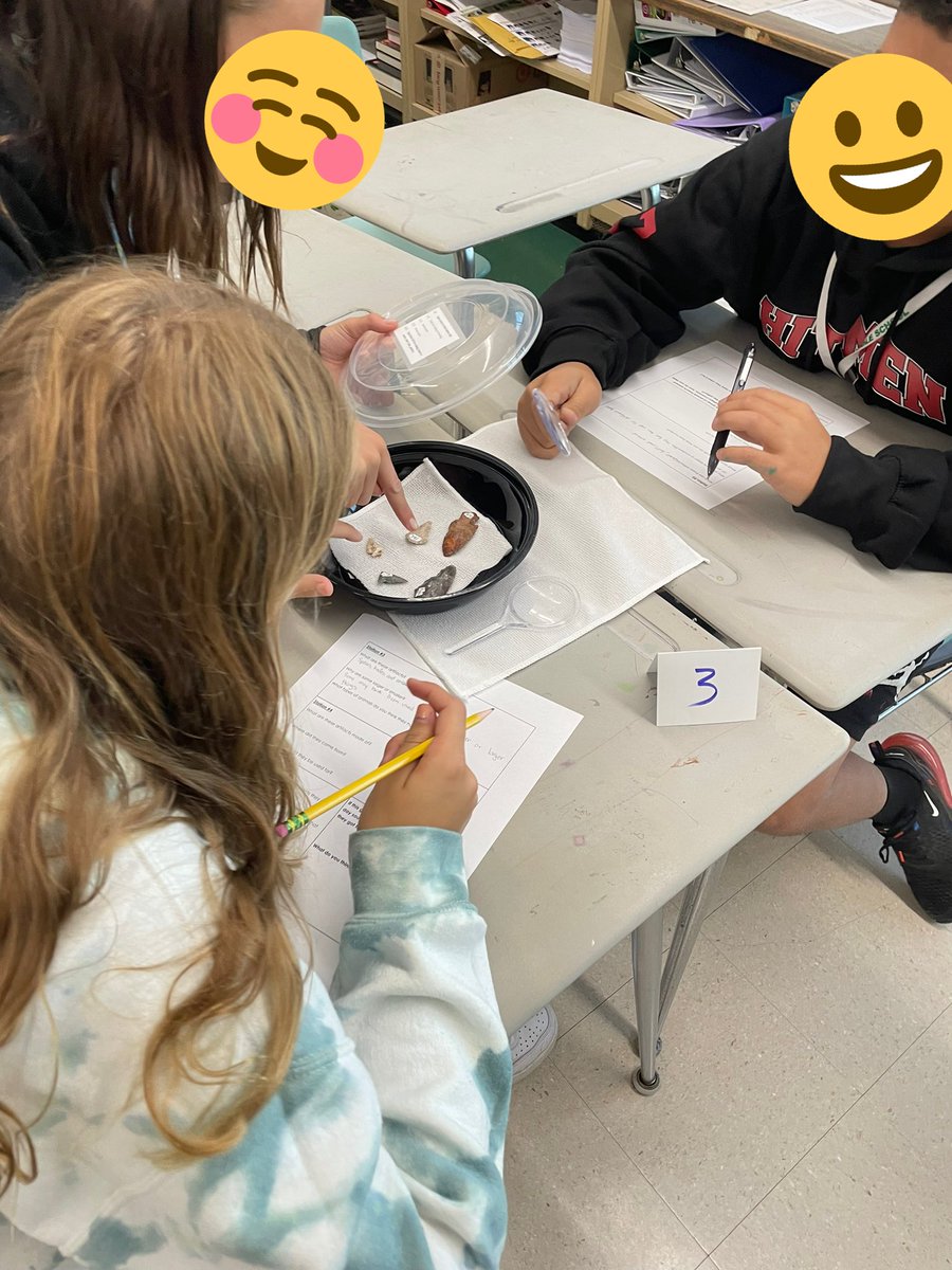 Today our 7th grade archaeologists looked at artifacts from the Anasazi Tribe of the Southwest! They made great inferences about the lifestyle and culture of the Native Americans 🔍