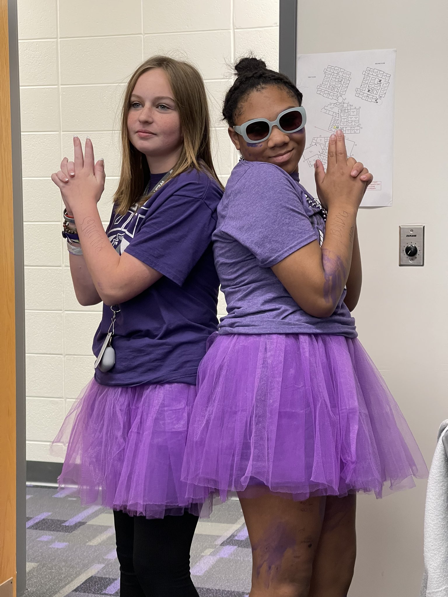 Brownsburg West Middle School on Twitter "Purple Out to end a great