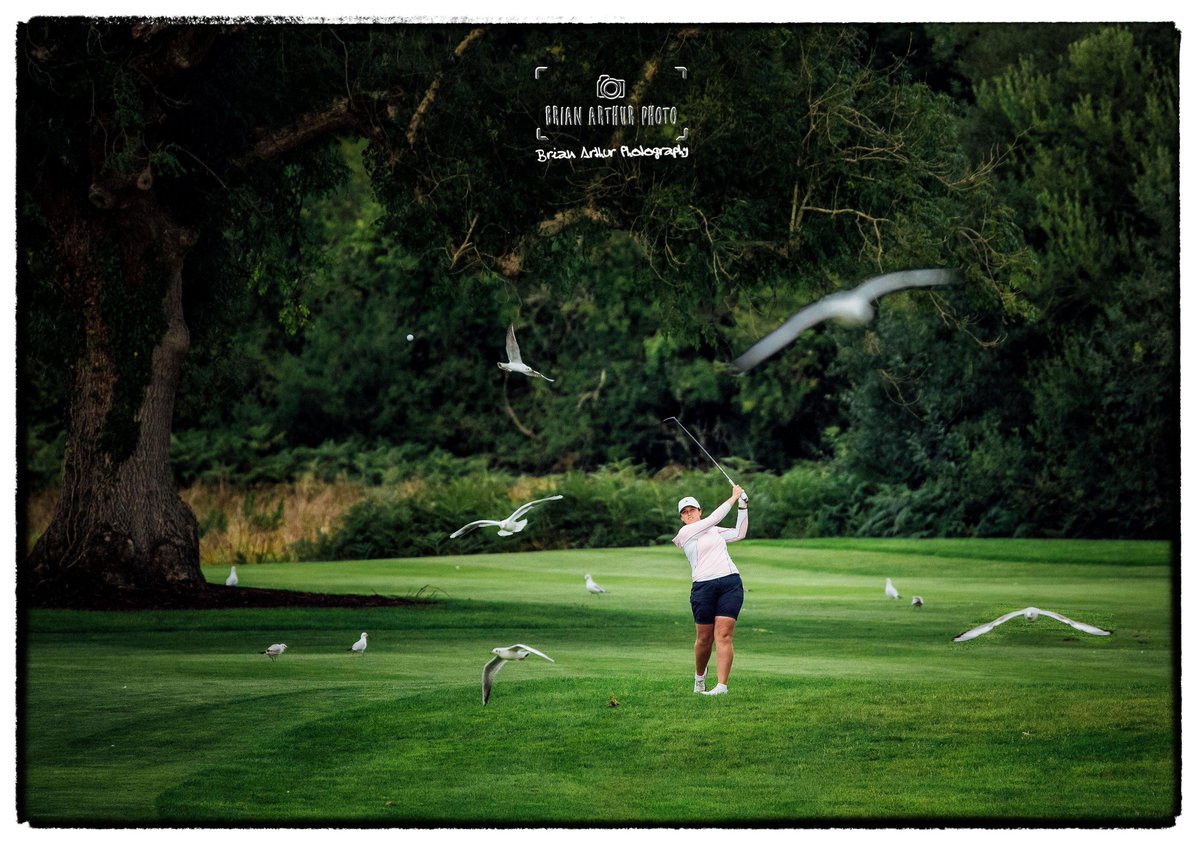 brianarthur's tweet photo. What a run by local girl @dromolandcastle member @aideenwalsh15,she fired at the birdies but came up one short to make the cut, her eagle chip on 18 was one roll away from making the weekend, on what was another brilliant day on the immaculate Dromoland course @WomensIrishOpen https://t.co/3GZaLdZoDa
