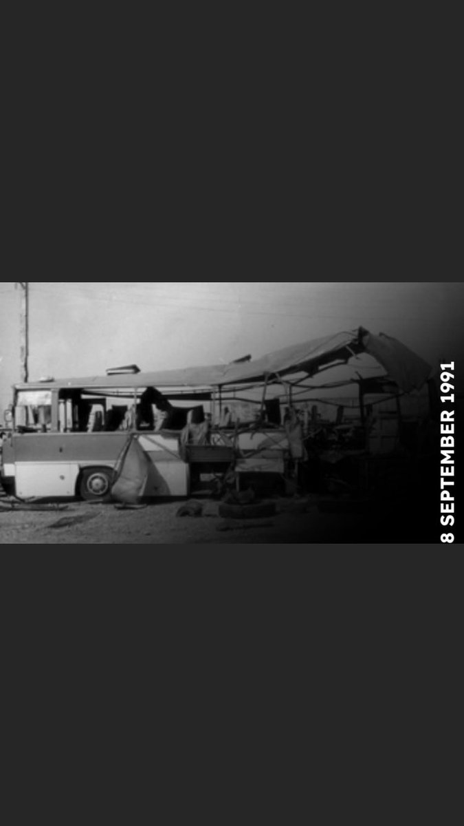 guseinovov's tweet photo. September 8, 1991. As a result of the shooting of the "Aghdam-Khojavand" bus, 4 people were killed and 17 people were injured in various degrees. It has been proven that terrorism was committed by Khachaturian Volody, Yeremyan Saro, Chalyan Sasha, Arustamyan Armo. #Armenianterror https://t.co/Yx4C75Ldo5