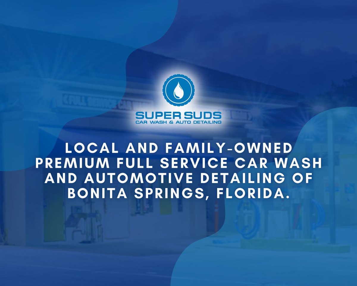 supersudsfl's tweet photo. Here at Super Suds Car Wash and Auto Detailing, we take pride in our family and community routes. When you see us, know we care about providing you with the best level of care.
#familyown #community #hereforyou https://t.co/Eey5qRASCA