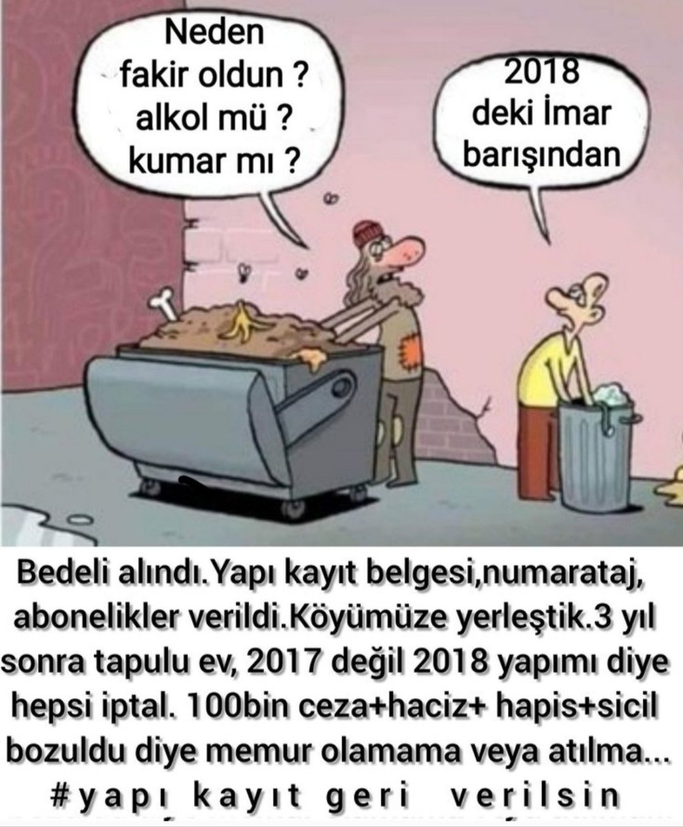 KULHAKKI123's tweet photo. 50 - 60 yaşındaki ilkokul mezunu
 KÖYLÜ VATANDAŞ KEYFİNDEN Twittere girip mesaj ATMIYOR.
Bu FERYATLARI duyun artık.
Hep SUÇLU
tek SUÇLU 
Hep GARİBANLAR MI?
Tapulu evi yıkılan
Hapisle sicili bozulan sade vatandaş ne hisseder? 
Umursayan YOK mu?
AfSırası YapıKayıtta https://t.co/f6hCuW1U4V