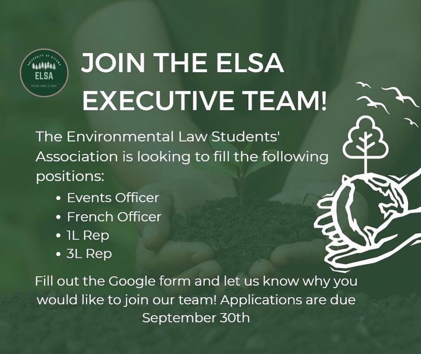 We are recruiting!

Complete our Google form and send your resume to elsa.exectuf@gmail.com to let us know why you would like to join our team! Applications are due September 30th.

Google Form Link: forms.gle/vt8SvbdqBrvMJv…