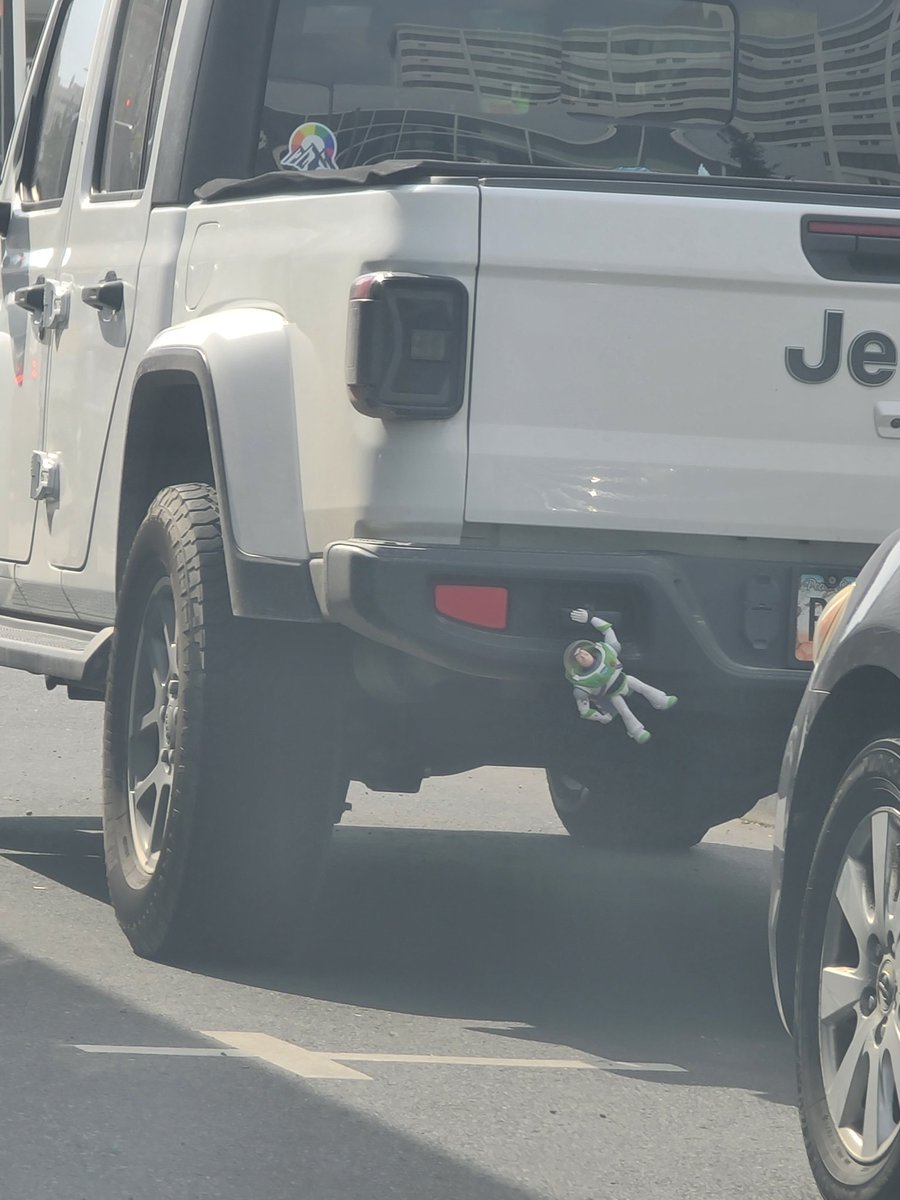 While doing a supply run for the restaurant, I saw this. I find it a very good representation of this month. Are you the truck, or the Buzz?