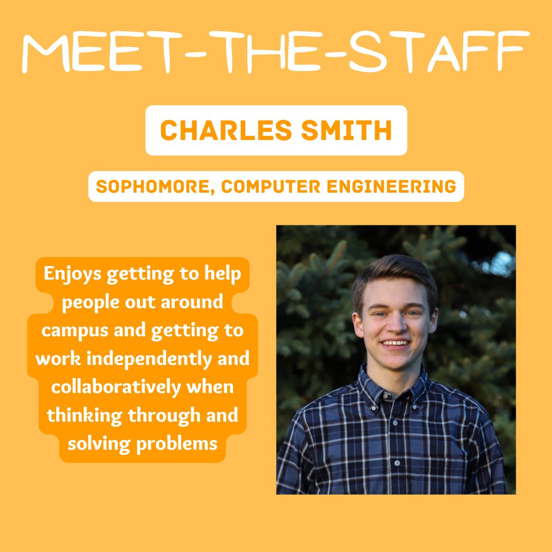 itatvalpo's tweet photo. IT is excited to introduce you to our Help Desk and Tech Support teams! Charles works at the Help Desk and is always a friendly resource that can help you with all your tech needs. Visit the Help Desk on the ground floor of the Christopher Center Library! https://t.co/TX0G0Dhfgv