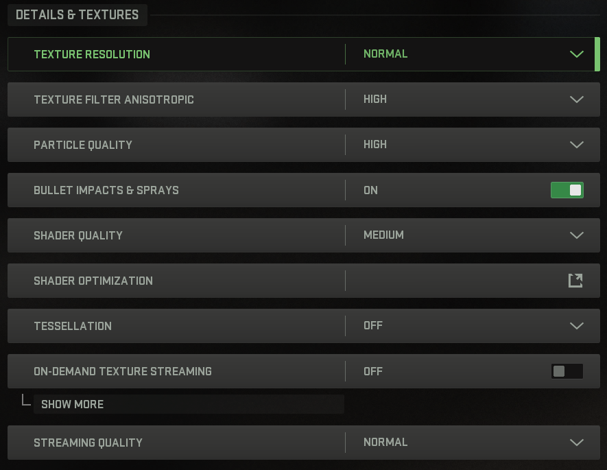 Burkius's tweet image. Here are the actual BEST in game settings for #MW2 

Data / analysis below + some short clips