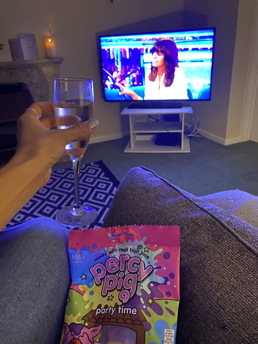 There’s only one way to celebrate <a href="/bbcstrictly/">BBC Strictly ✨</a>’s return - champagne and   party #percypig’s!!!!