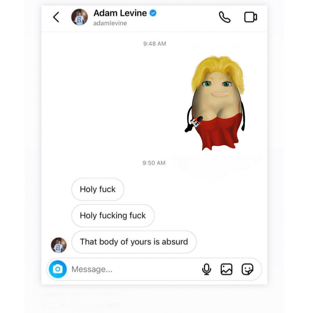 rotteneggseww's tweet photo. Itโs getting out of control, even Adam Levine wants a piece of our eggs
๐ฅ ๐ฅ https://t.co/6B0lbBO5n7