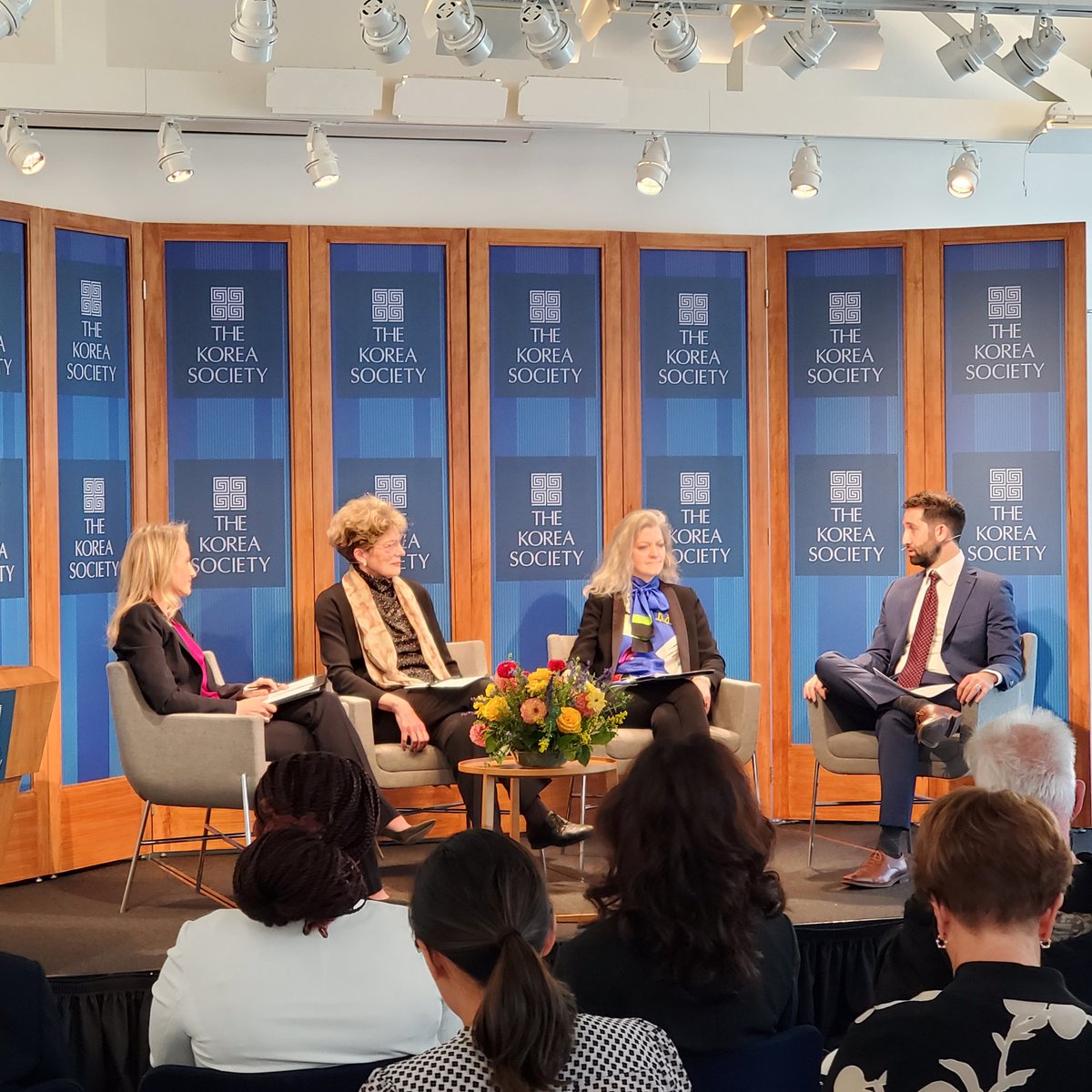 J. Alex Tarquinio (@alextarquinio) on Twitter photo When <a href="/AmbStephens/">Kathleen Stephens</a> was the first woman U.S. political officer in Seoul, she told <a href="/koreasociety/">The Korea Society</a>, the embassy realized "you didn't have to be a white male for SK establishment to talk to you. You could be Asian, you could be an Asian woman. Once the door comes ajar, it helps a lot." When <a href="/AmbStephens/">Kathleen Stephens</a> was the first woman U.S. political officer in Seoul, she told <a href="/koreasociety/">The Korea Society</a>, the embassy realized "you didn't have to be a white male for SK establishment to talk to you. You could be Asian, you could be an Asian woman. Once the door comes ajar, it helps a lot."