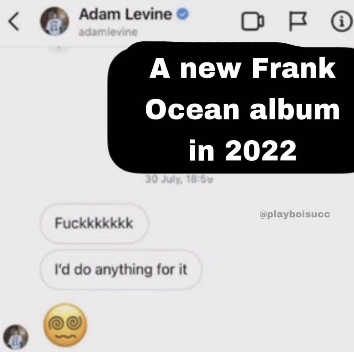 StrappedHH's tweet image. Frank Ocean please