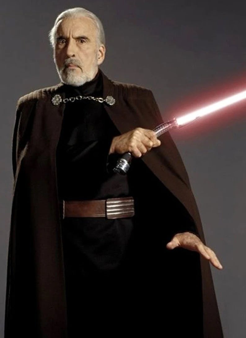edgewalker81's tweet photo. Let me end this debate forever: fantasy is when Christopher Lee looks like this and sci-fi is when Christopher Lee looks like this https://t.co/6JKvJcbOdl
