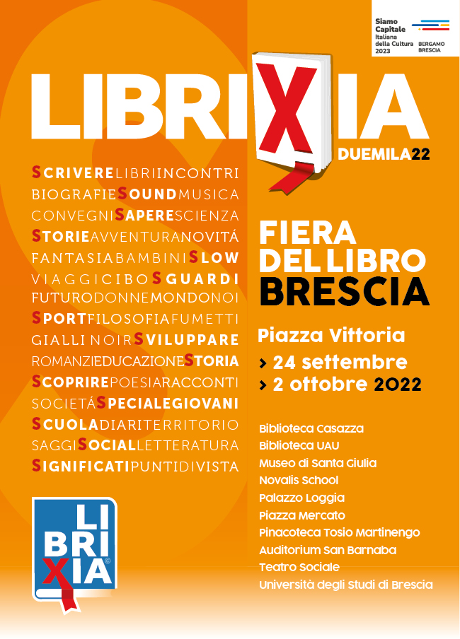 librixia's tweet image. 📚📚📘 Torna #Librixia 2022 📙 📘
Da sabato 24 settembre la nona edizione della Fiera del Libro con un ricchissimo palinsesto di eventi ed iniziative presentato oggi a palazzo Loggia.
Tutto il programma lo trovate su librixia.eu