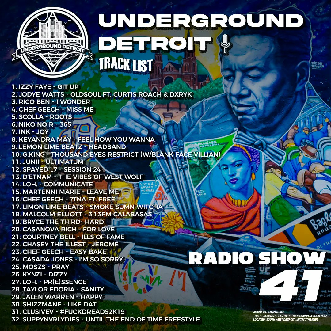 lemon_limebeatz's tweet photo. Found out I got some joints 4rom my #Canabyss tape that made it on the new Underground Detroit (@DetroitRapUnity ) Radio Show #41 that just dropped 2day --> https://t.co/B51Xsdp647 https://t.co/dYOH0l2c7W