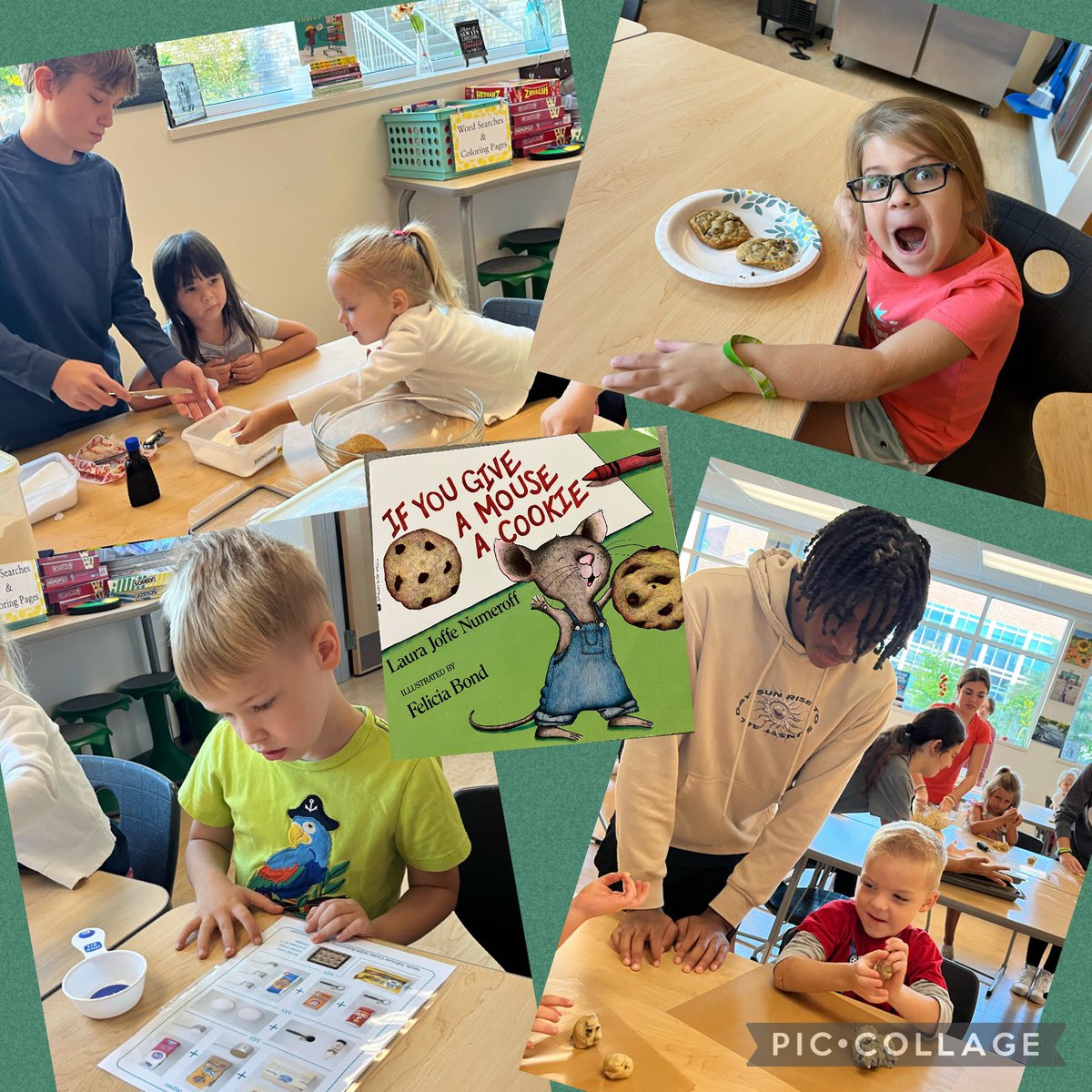 LilCopperheads's tweet photo. If you give a four year old a cookie, chances are they are going to ask you for another! #CookingBuddies with Mrs.Parra #LilCopperheads #FMSDCTE https://t.co/lm9PHxcuEz