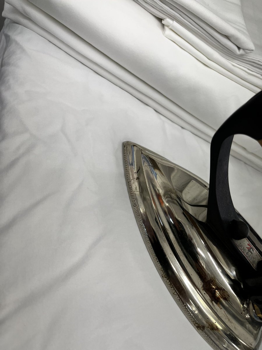 Let us take care of your laundry needs … freshly pressed bedding can’t be heated <a href="/johnsoncleaners/">Johnson Cleaners</a>