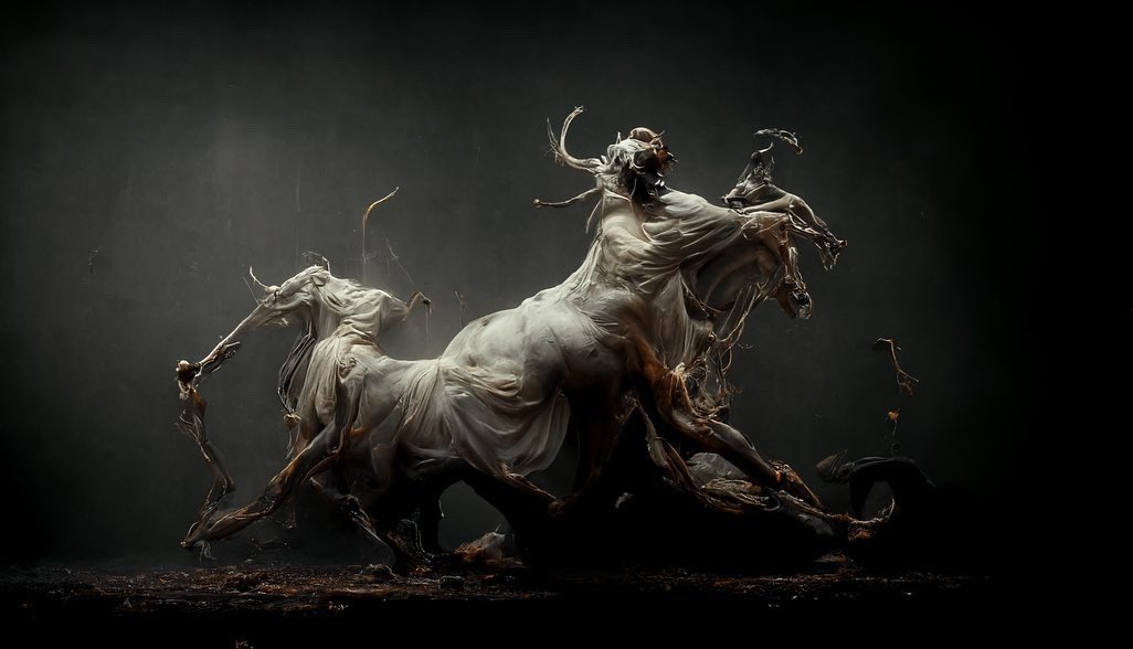 franksynowicz's tweet photo. Plight of the Centaur
#collaboratewiththemachine #digitalart #surrealart #aiart #ai #centaur https://t.co/vlSSCpH69U