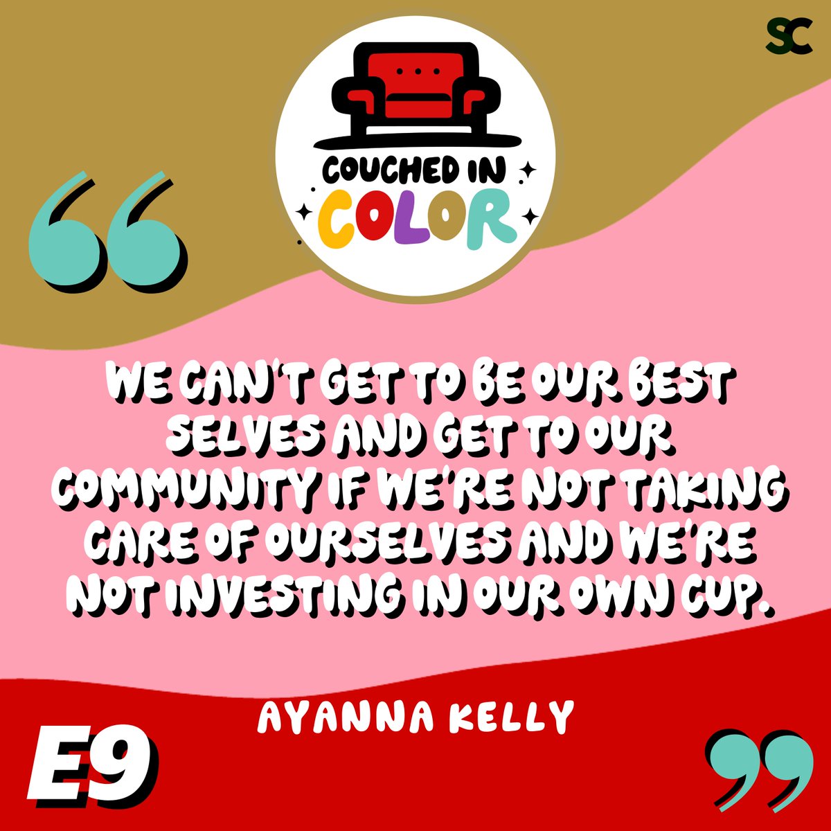 couchedincolor's tweet photo. #WideWords #WiserWoman. Check put the latest episode of the podcast with @ayannaskelly and @dralfiee  and go check out the Hidden.Healers on @instagram 
#lovelight #veterans #AfroLatina #mentalhealth #hiddenhealers https://t.co/curHkk3GRN