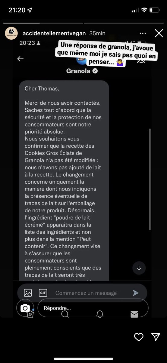 Damien_vg34's tweet photo. Vous en pensez quoi ? Vegan ou pas vegan du coup ? https://t.co/Q9Hxtz6eMK