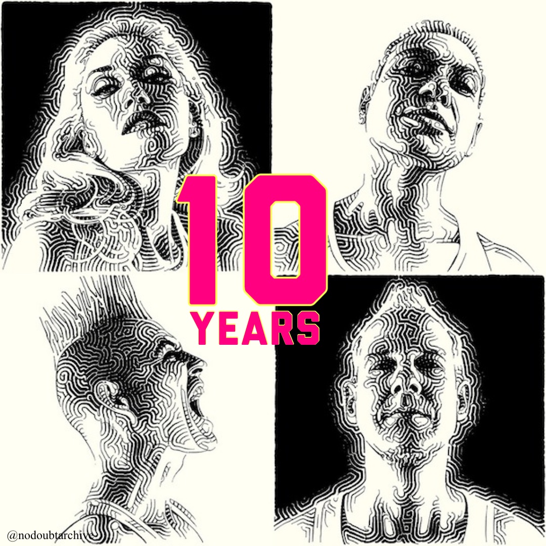 nxdarchive's tweet photo. @nodoubt’s sixth studio album #PushandShove celebrates 10 years this week! Happy 10th!

#NoDoubt #TonyKanal #TomDumont #GwenStefani #AdrianYoung https://t.co/96ukT9tgCH