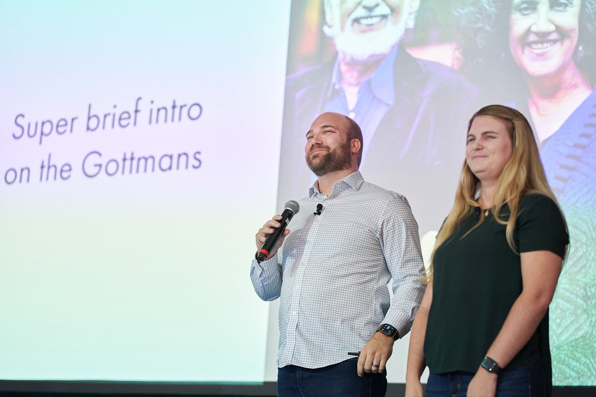 UXYall's tweet image. @csfurlough and Faith Furlough walked us through how to build a sound UX house since working together in a collaborative relationship as design &amp;amp; research is similar to a marriage. #UXYall2022