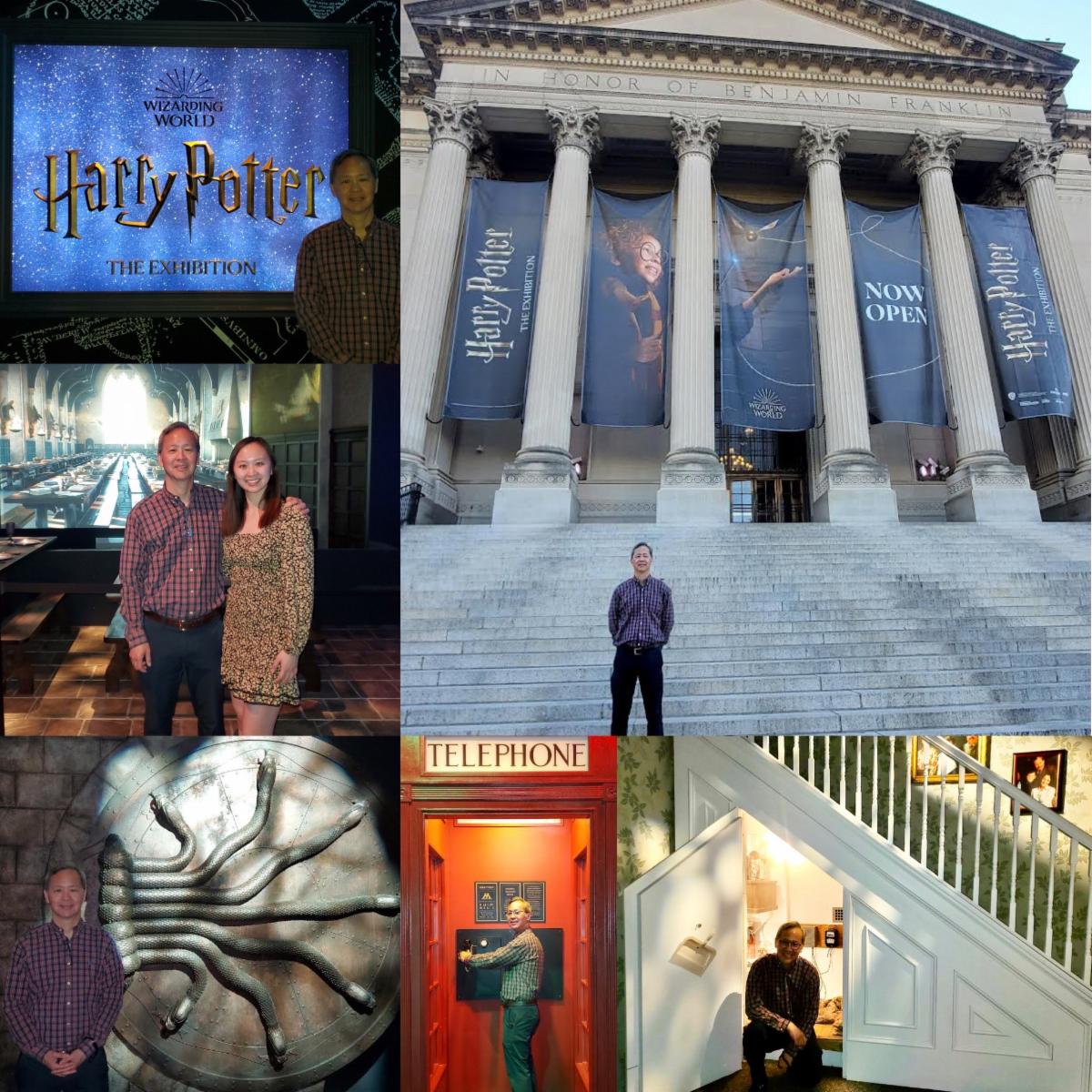 DrAdrianLo's tweet photo. "You're a wizard...Dr. Lo!" 🧙💫 This past weekend, Dr. Lo and his family had a ✨MAGICAL✨ time at the Harry Potter: The Exhibition at The Franklin Institute! If you're searching for an exciting way to spend your weekend, here's your answer...⬇️ https://t.co/LilEJ5y27V