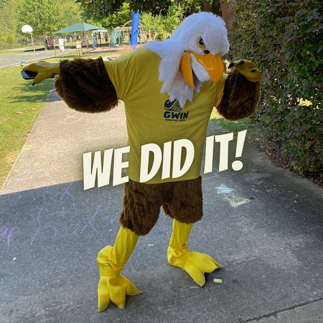 💥Shout out to our hard working students, staff, and volunteers, With your help we CRUSHED our goal and raised OVER $51,000.00🤩🤩 THANK YOU for making this our MOST SUCCESSFUL Fun Run EVER!! Gwin Eagles are THE BEST!!💥<a href="/gwinelementary/">Gwin Elementary</a>