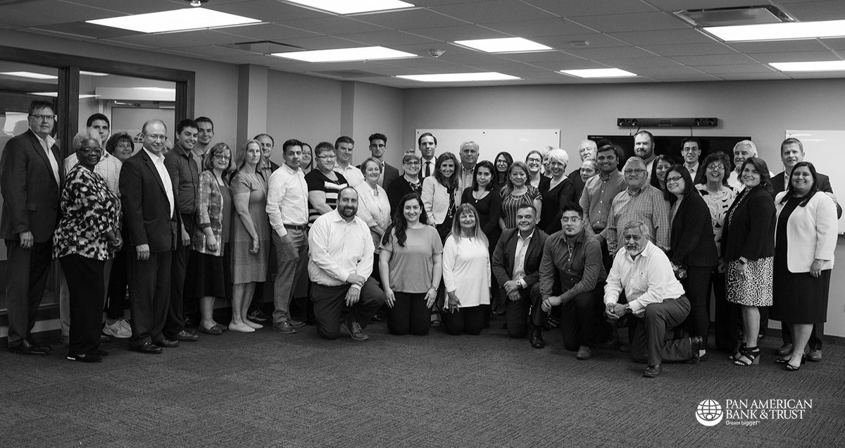 PanAmerBank's tweet photo. At this year’s staff meeting, PABT celebrated our employees who have gone above and beyond to create a culture that is unsurpassed in the banking community. 

https://t.co/M4jgI1l9VY - Member FDIC

#Culture #DreamBigger #BusinessBanking #RelationshipBanking https://t.co/Ri4cCm8mv0